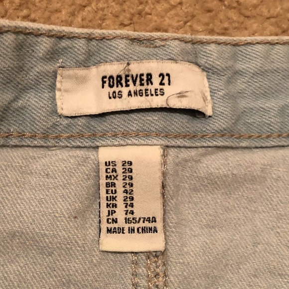 Forever 21 Button-Up Jean Skirt - Picture 5 of 6